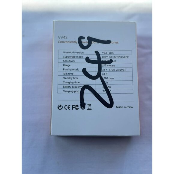 VV4S OWS PRO Stereo Sports High Sound Bluetooth Headset Headphones - Picture 4 of 4